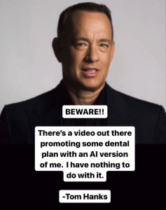 Tom hanks gets faked